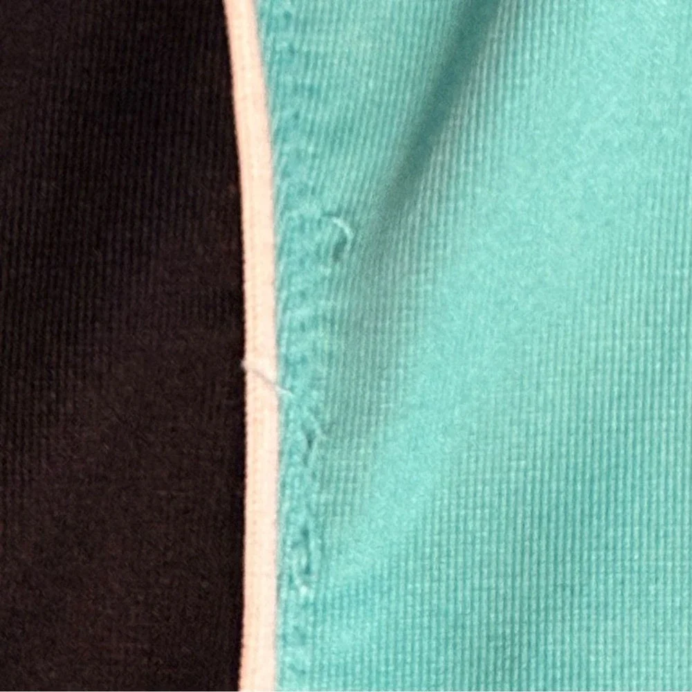 Coldwater Creek Women's Teal  Black athletic Jacket size PXL zip front & pockets - Picture 4 of 6